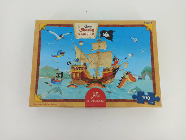 100 Teile Puzzle "Capt'n Sharky" - Die Spiegelburg