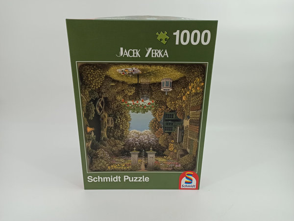 1000 Teile Puzzle Jacek Yerka "Der romantische Garten" - Schmidt