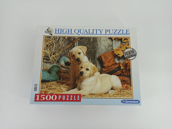 1500 Teile Puzzle "Hunting Dogs" - Clementoni